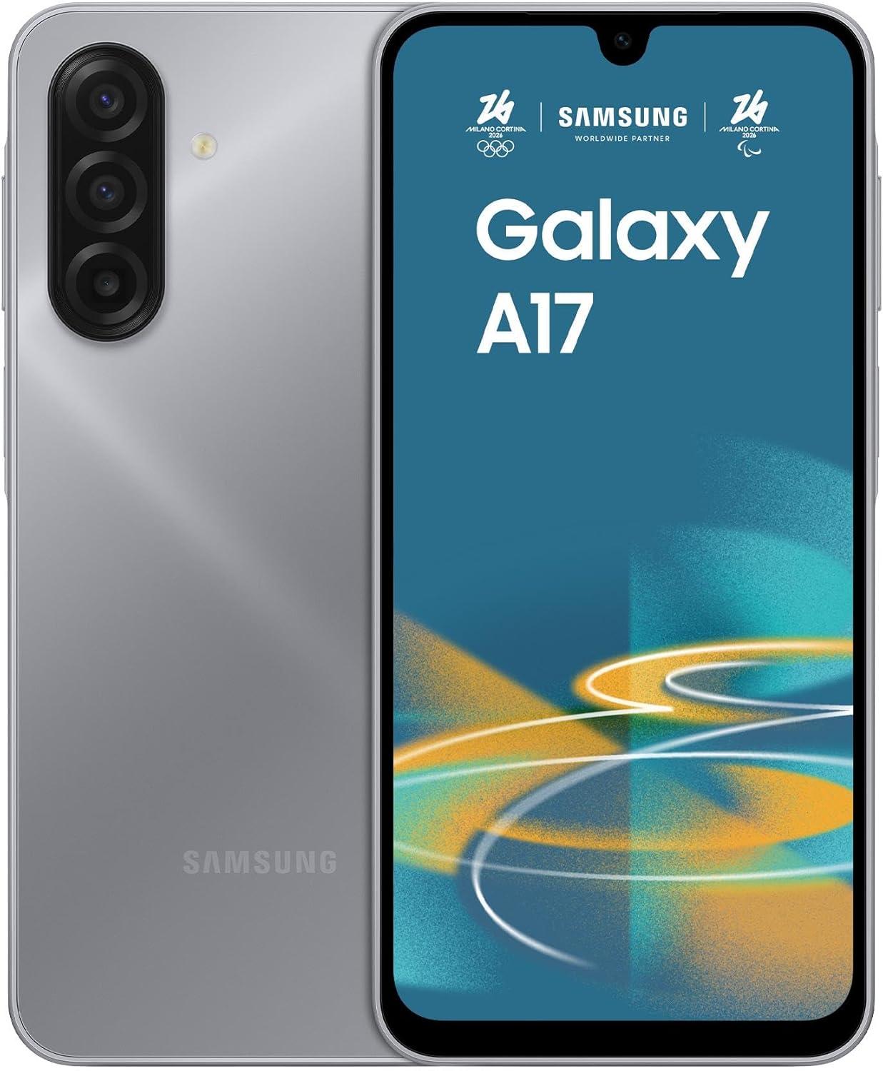 Samsung Galaxy A17 128 ГБ, серый — 6,7", Dual SIM, LTE