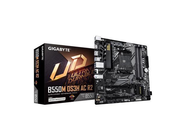 Gigabyte B550M DS3H AC R2: Micro-ATX, AM4, DDR4, WIFI5