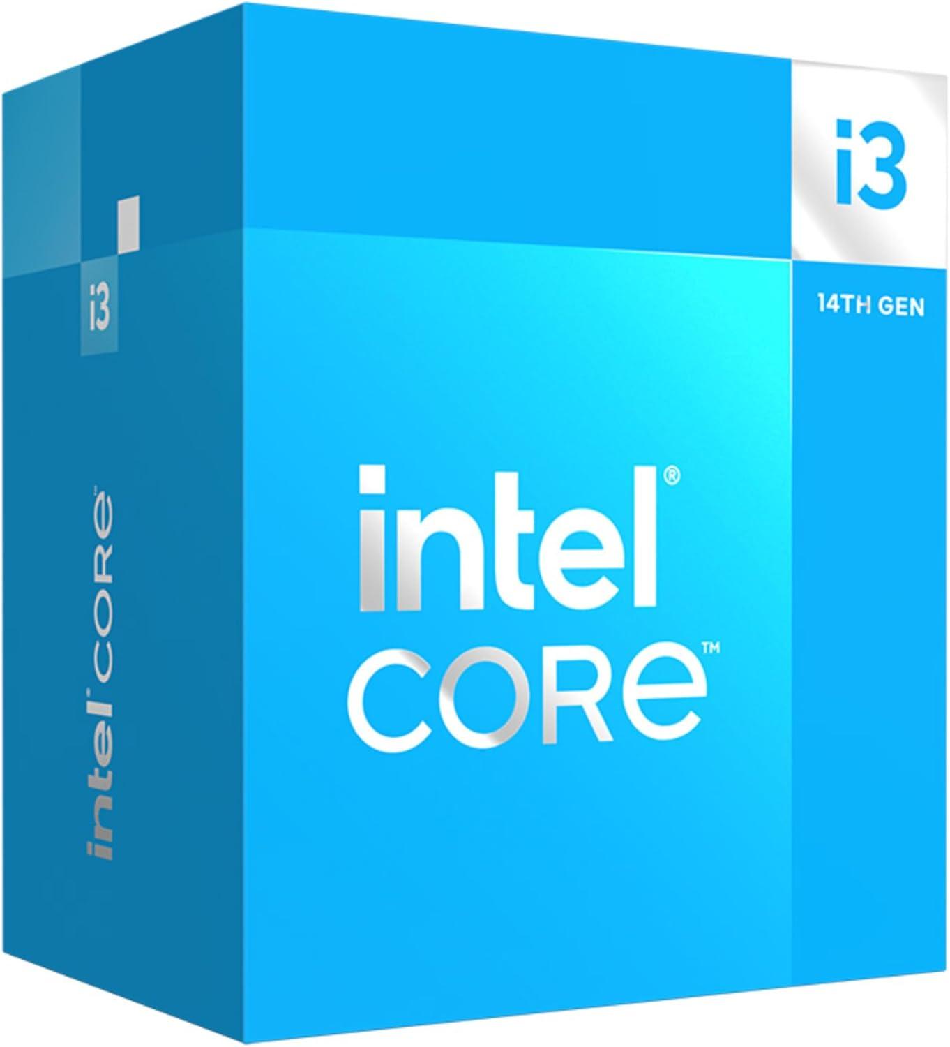Intel Core i3-14100: 4 ядра, 8 потоков, до 4,7 ГГц, LGA1700