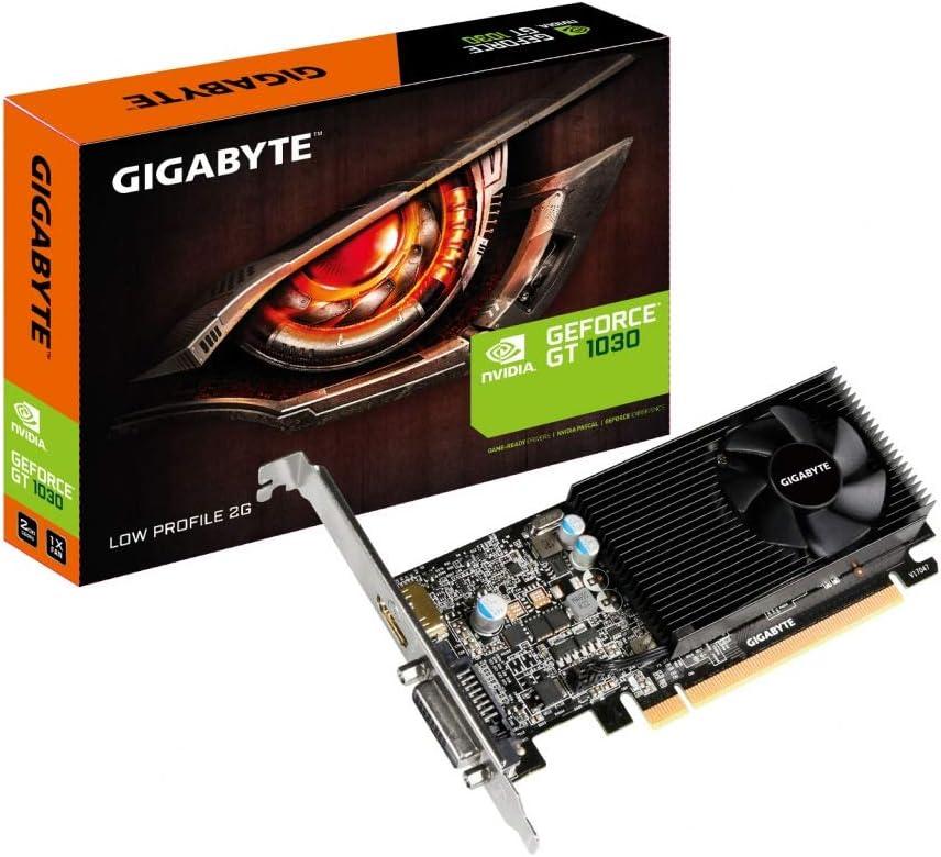 Gigabyte GV-N1030D4-2GL: 2 ГБ DDR4, Low Profile, HDMI, DVI-D