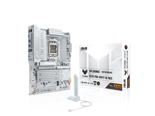 ASUS X870-PRO WIFI7 W NEO: ATX, AMD AM5, DDR5, WiFi 7
