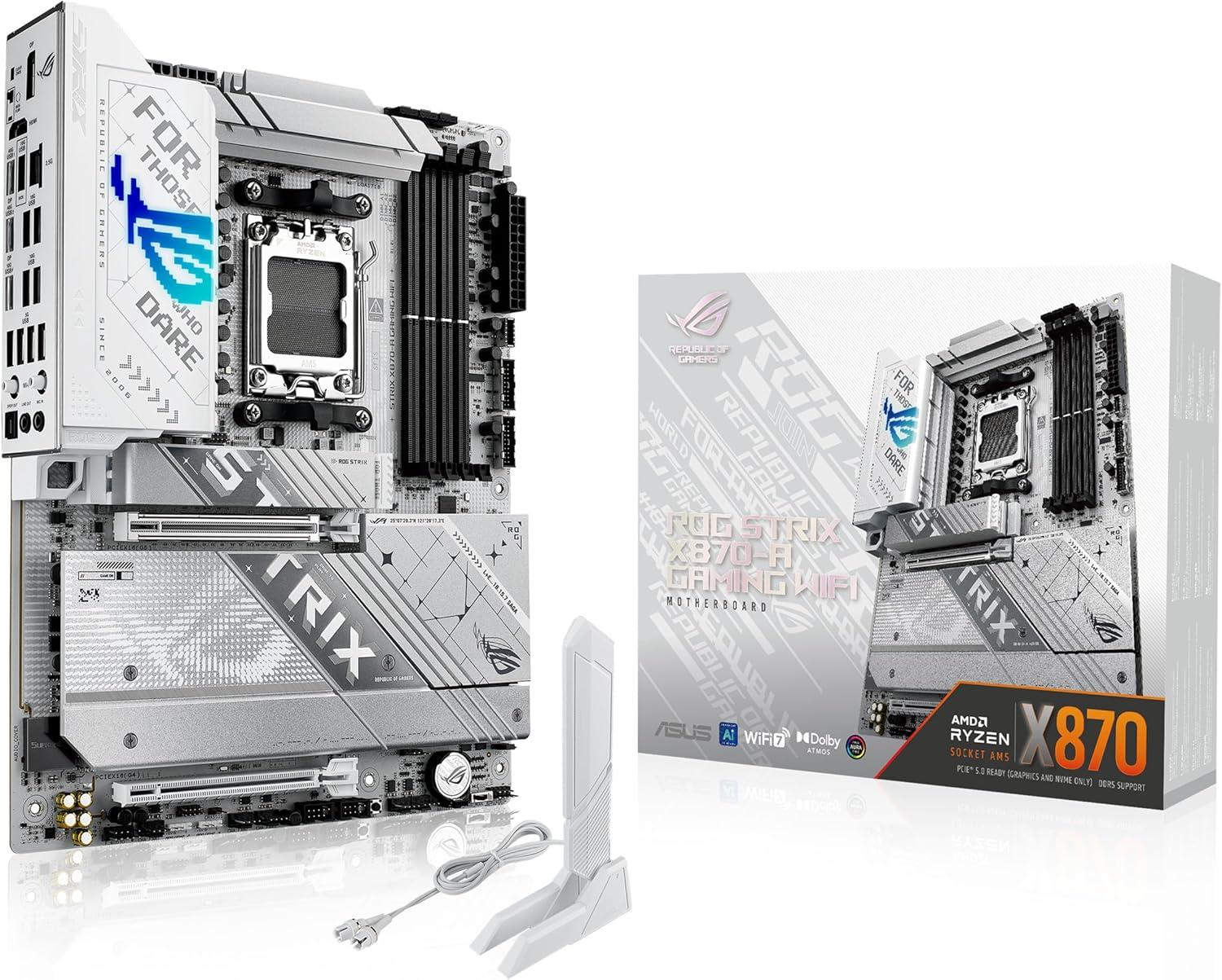 ASUS ROG Strix X870-A Gaming WiFi: ATX, AMD AM5, Wi‑Fi 7