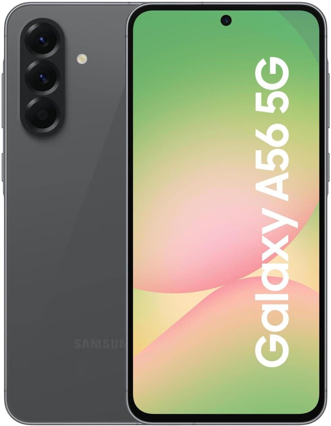 Samsung Galaxy A56 8/128 ГБ, Graphite, Dual SIM, экран 6,7 дюйма