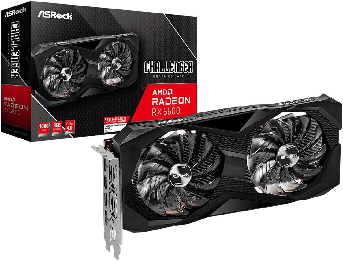 ASRock RX 6600 8GB CLD Challenger D: 8 ГБ GDDR6, PCIe 4.0, двухвентиляторное охлаждение