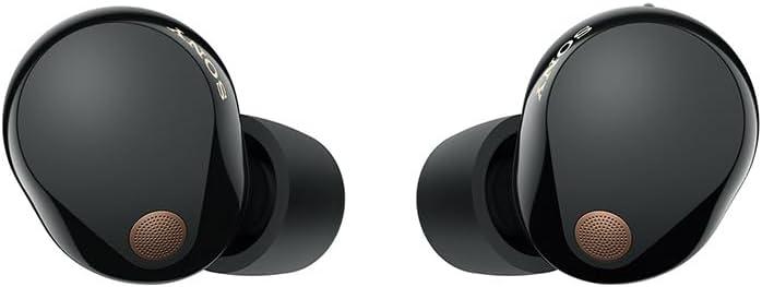 Sony WF-1000XM5, черные — TWS-наушники с ANC, Bluetooth 5.0 и быстрой зарядкой