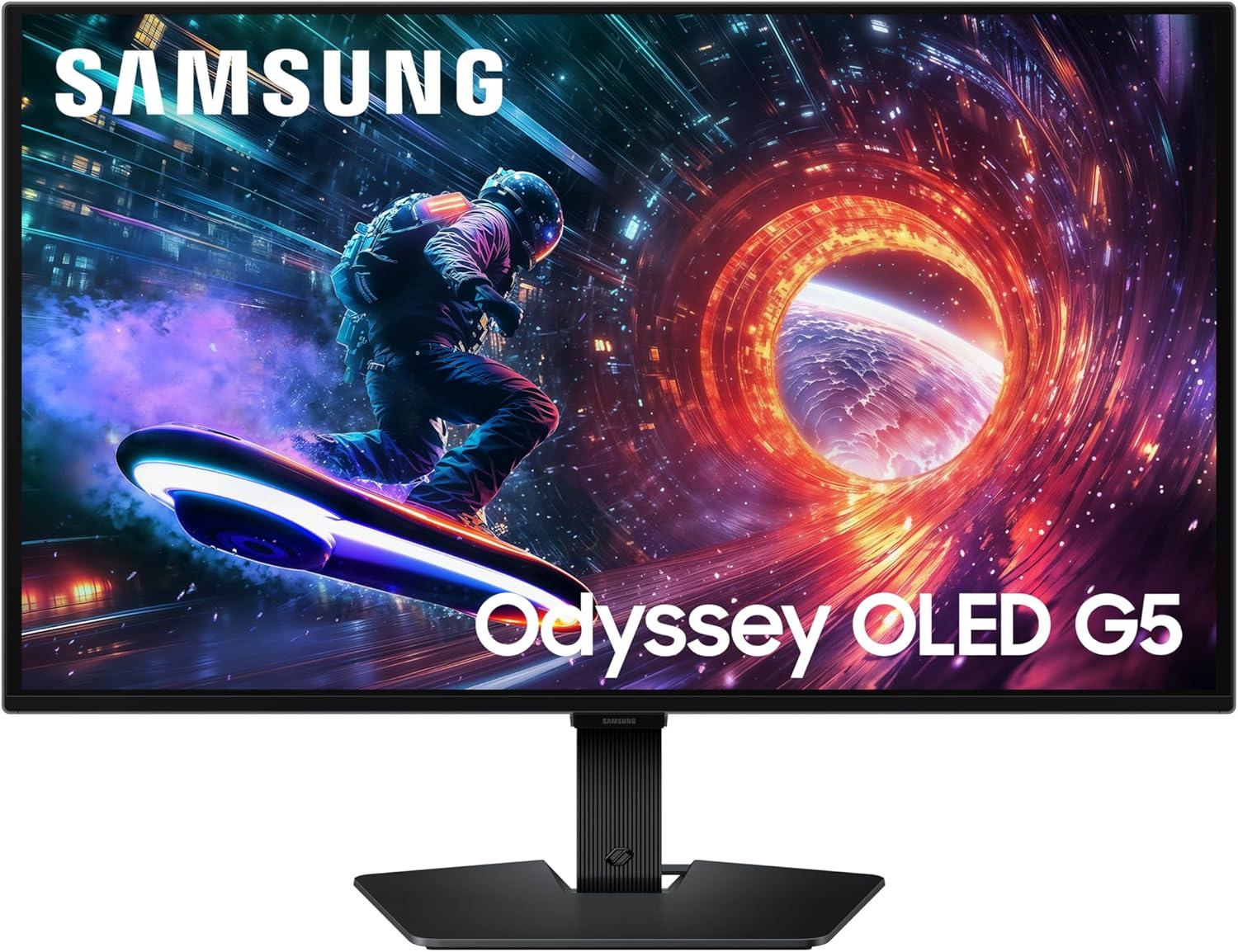 Samsung Odyssey OLED G5 G50SF: 27", QHD, 180 Гц, OLED, черный