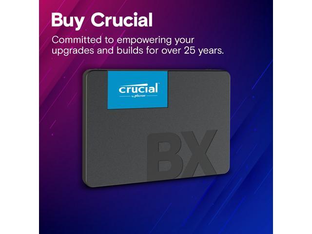 Crucial BX500: 2 ТБ, 2,5", SATA, 3D NAND
