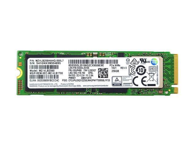 Samsung PM981: 256 ГБ, M.2 2280, PCIe 3.0 x4, NVMe
