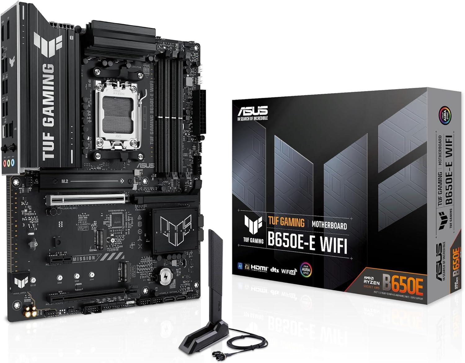 ASUS TUF GAMING B650E-E WIFI: AM5, DDR5, Wi‑Fi 6E, ATX