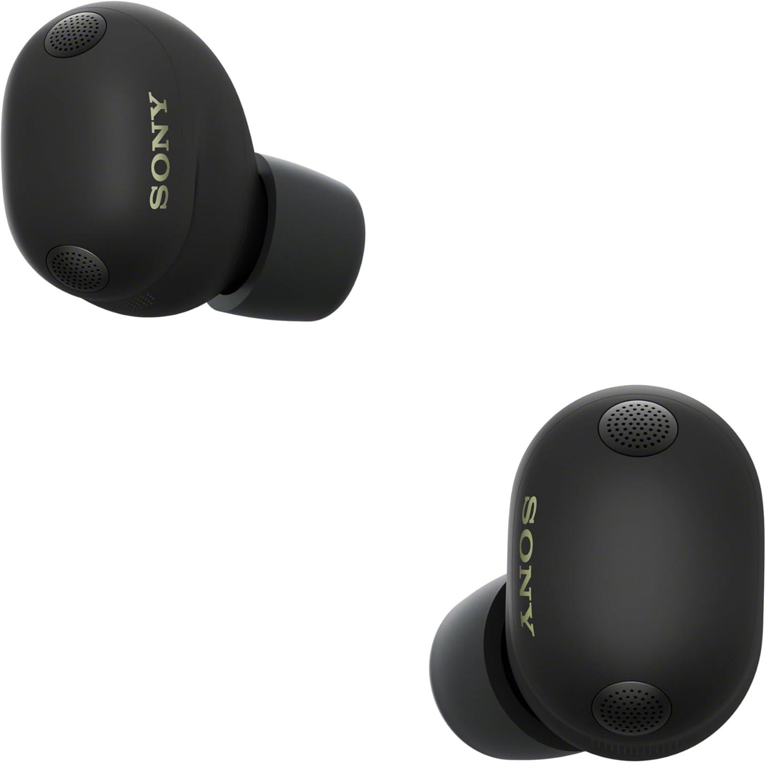 Sony WF-1000XM6, черные — TWS-наушники с активным шумоподавлением и Bluetooth 5.3
