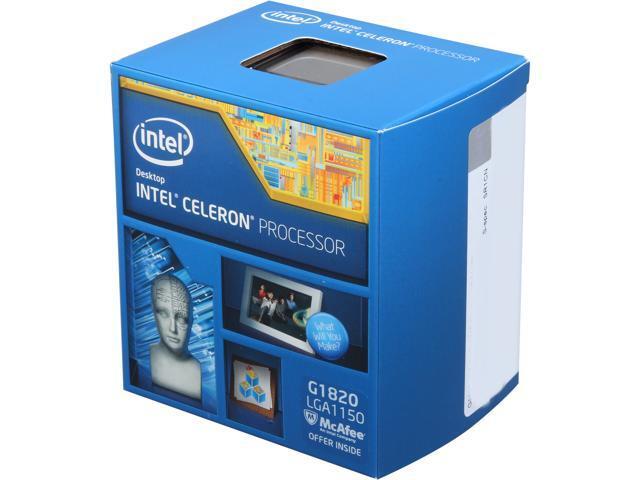 Intel Celeron G1820: 2,7 ГГц, LGA 1150, 53 Вт