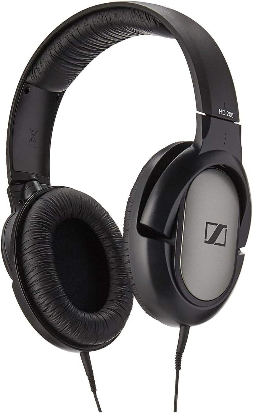 Наушники Sennheiser HD 206 — закрытые, черные, 8 Гц–25 кГц, 24 Ом
