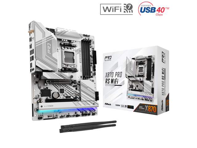 ASRock X870 PRO RS WiFi: ATX, AM5, Wi‑Fi 7
