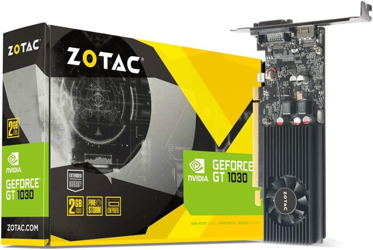 ZOTAC GeForce GT 1030: 2 ГБ, LOW PROFILE, ZT-P10300A-10L