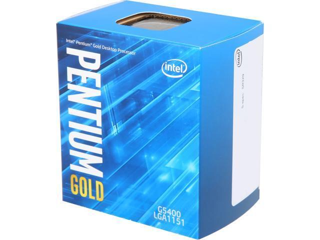 Intel Pentium G5400: 3,7 ГГц, LGA 1151, Intel UHD Graphics 610