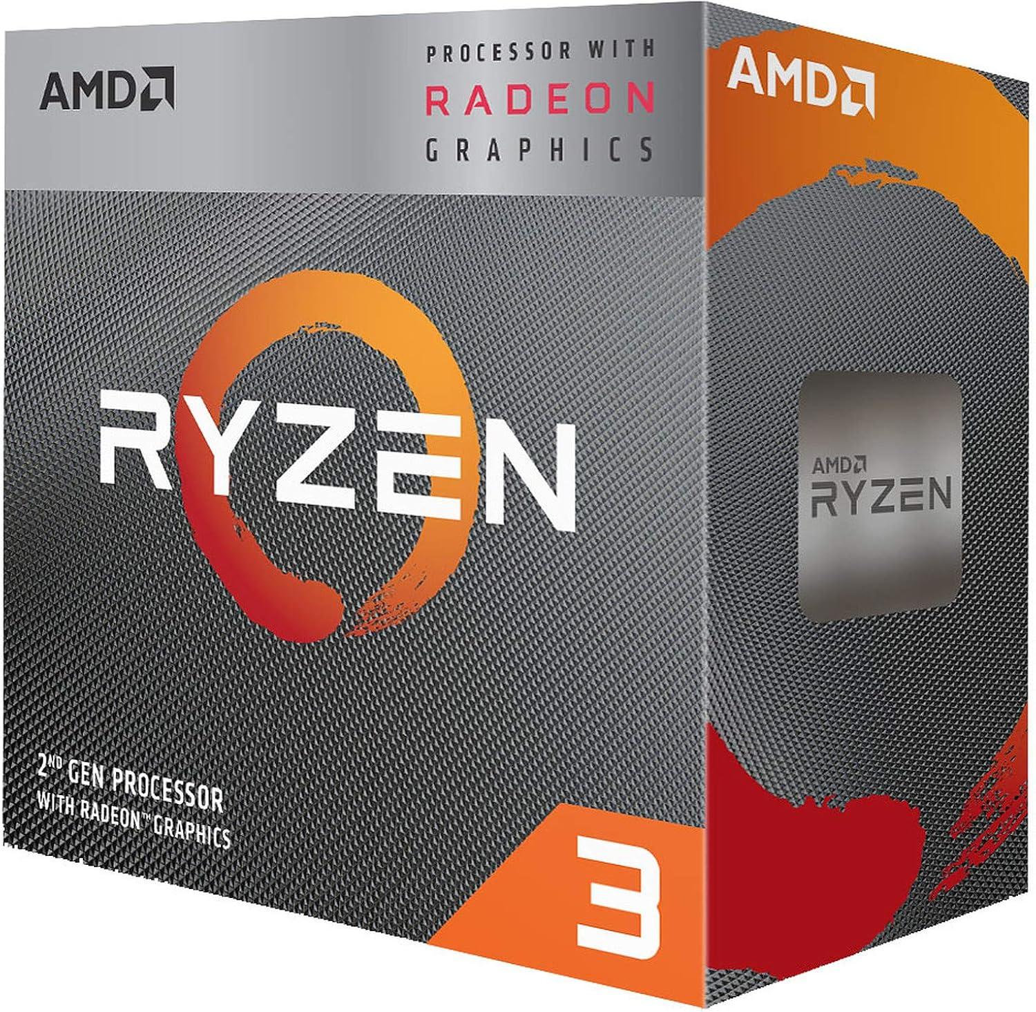 AMD Ryzen 3 3200G: 4 ядра, 3,6–4,0 ГГц, Radeon Vega 8, Socket AM4