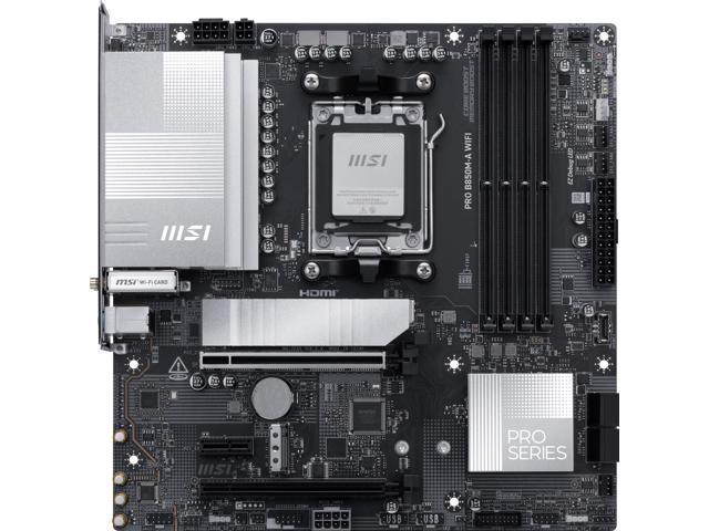 MSI PRO B850M-A WIFI: Micro ATX, AMD B850, Wi‑Fi 7