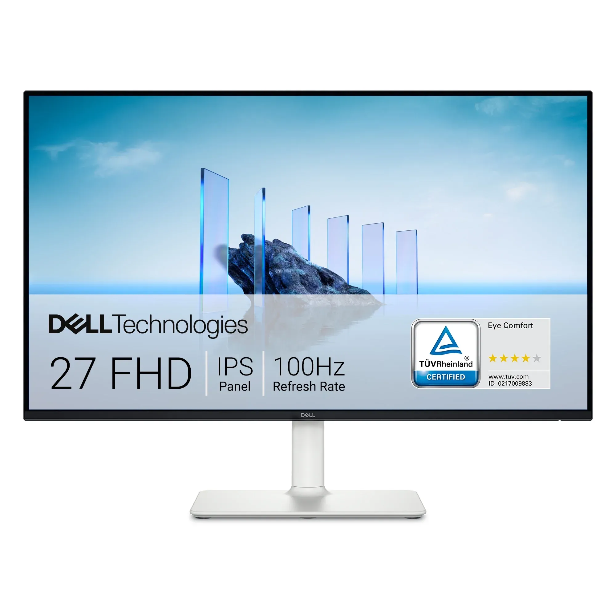 Dell S2725HS: 27", IPS, 1920×1080, 100 Гц, белый