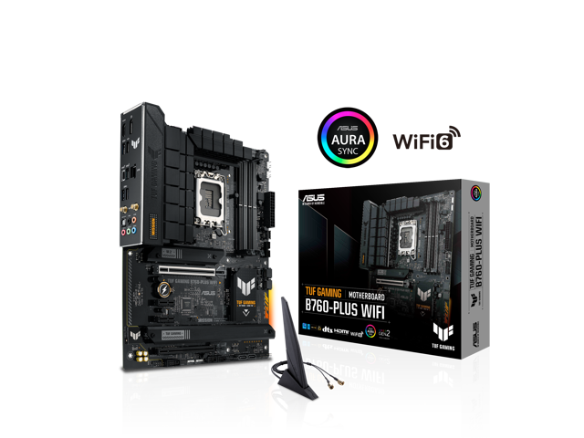 ASUS TUF GAMING B760-PLUS WIFI: ATX, LGA 1700, DDR5, Wi‑Fi 6