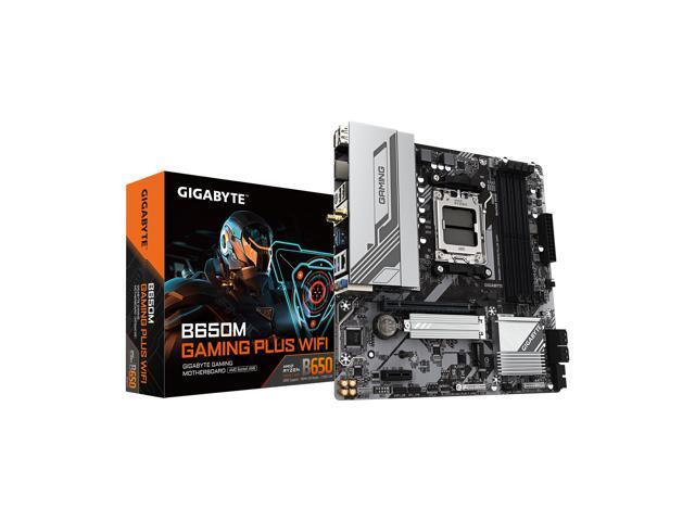 Gigabyte B650M GAMING PLUS WIFI: AM5, DDR5, Micro ATX, Wi‑Fi 6E