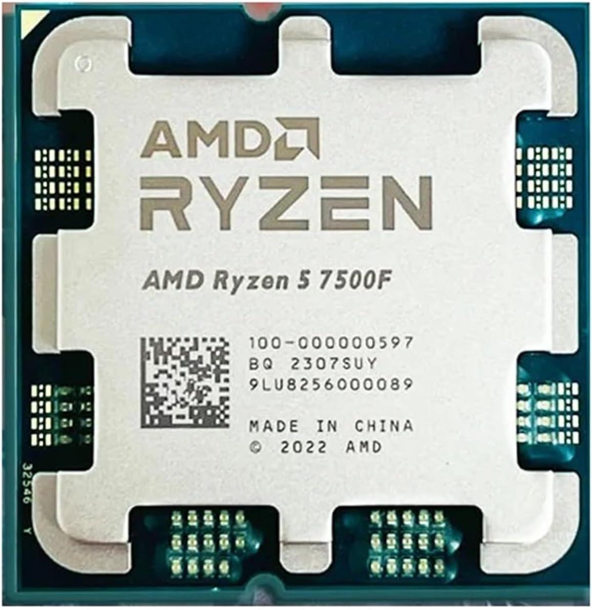AMD Ryzen 5 7500F: 6 ядер, 12 потоков, 3,7 ГГц, Socket AM5