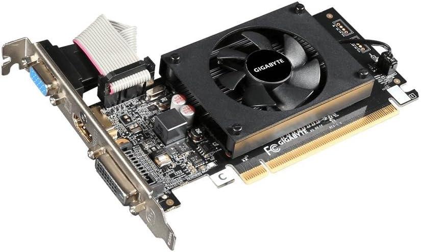Gigabyte GeForce GT 710 GV-N710D3-2GL REV2.0: 2 ГБ DDR3, Low Profile, PCI Express 2.0 x8