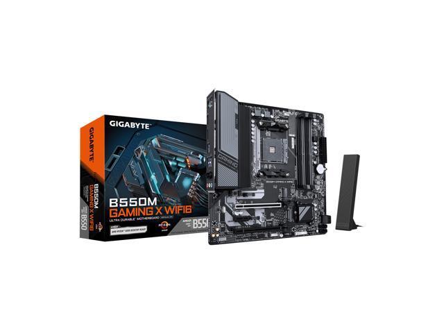 Gigabyte B550M GAMING X WIFI6: Micro ATX, AMD B550, Wi‑Fi